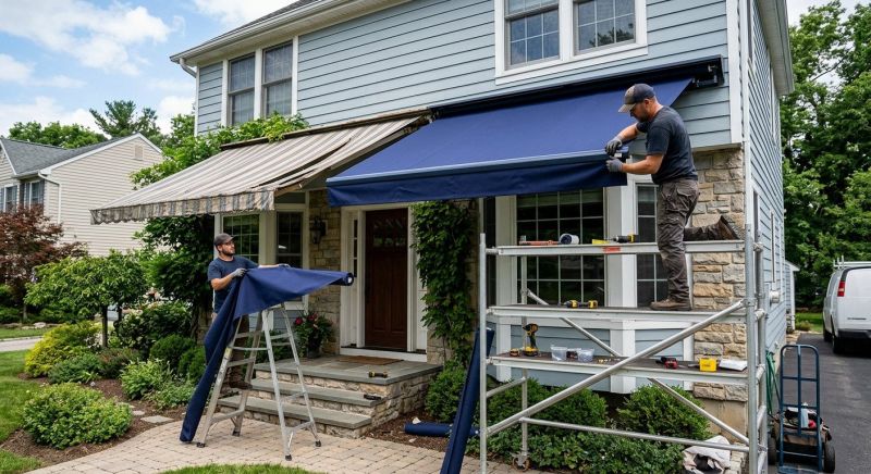 Canvas Awning Installation in Napa, CA