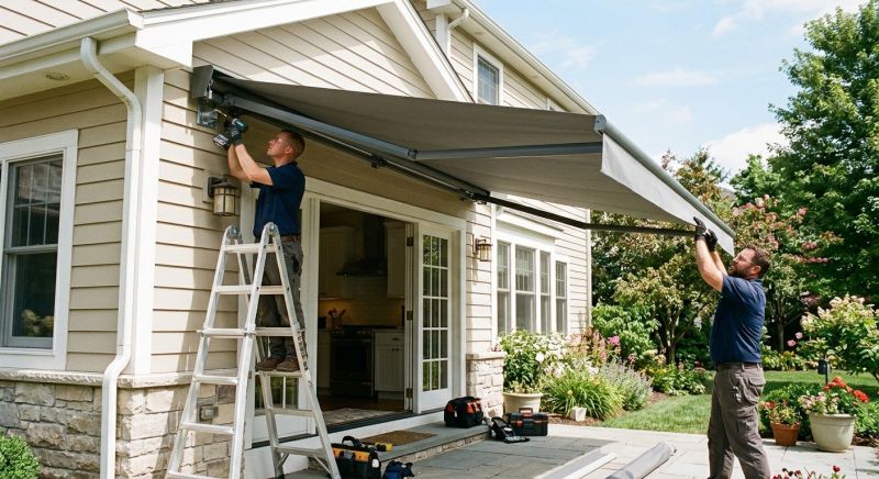 Custom Awning Installation in Marin County, CA