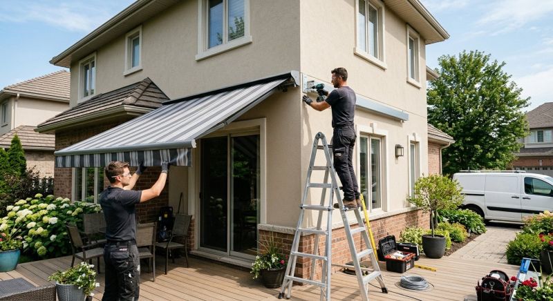 Custom Awning Installation in Santa Rosa, CA