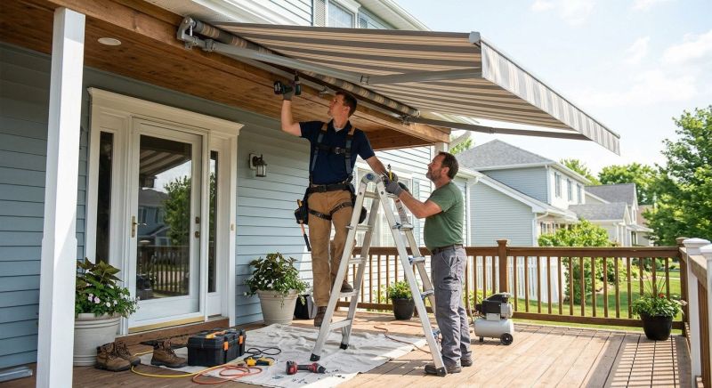 Deck Awning Replacement in Sonoma County, CA