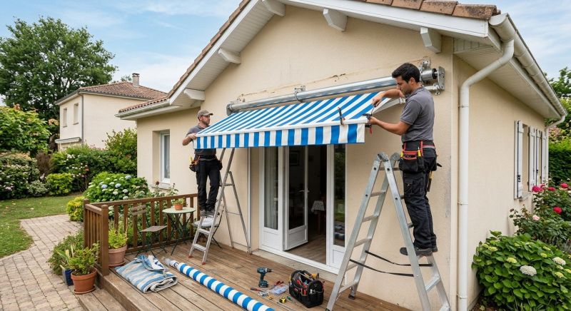 Deck Awning Replacement in Marin County, CA