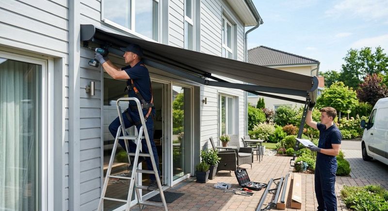 Motorized Awning Installation in Marin County, CA