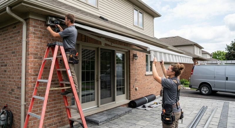 Retractable Awning Replacement in Santa Rosa, CA