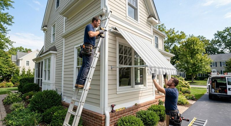 Window Awning Installation in Napa, CA