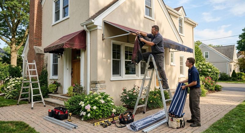 Window Awning Installation in Santa Rosa, CA