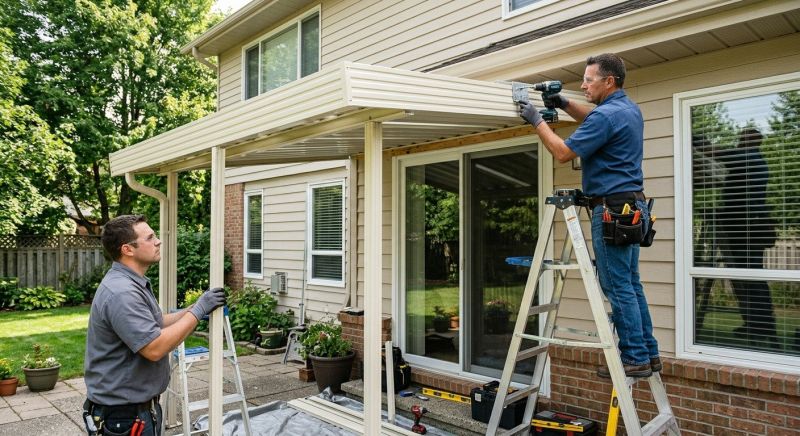 Aluminum Awning Replacement in Marin County, CA