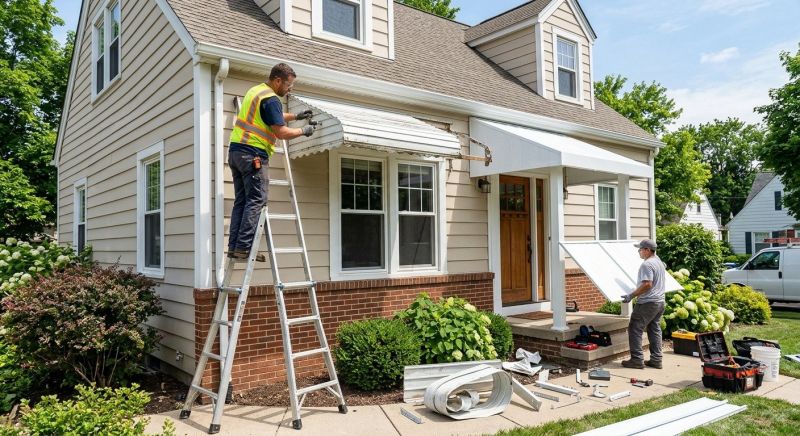 Aluminum Awning Replacement in Sonoma County, CA