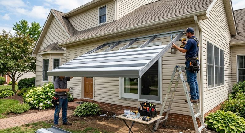 Aluminum Awning Replacement in Sonoma County, CA