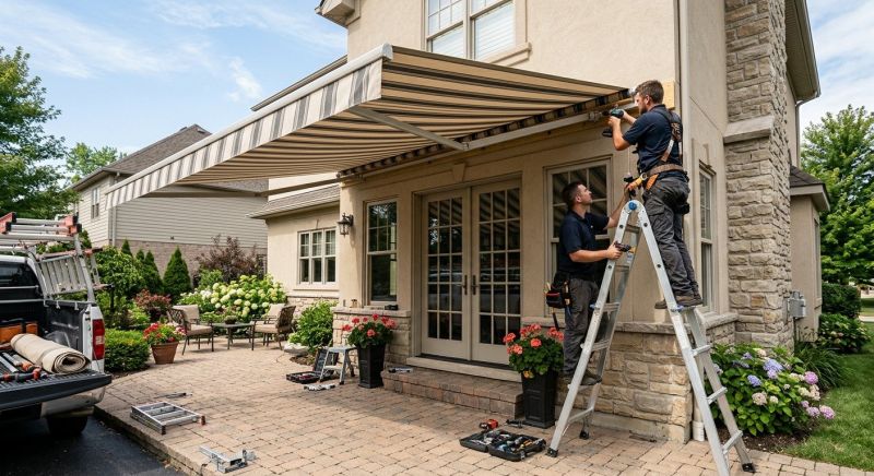 Canvas Awning Installation in Santa Rosa, CA