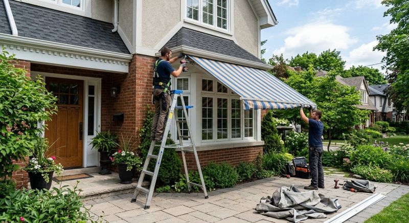 Cloth Awning Replacement in Santa Rosa, CA