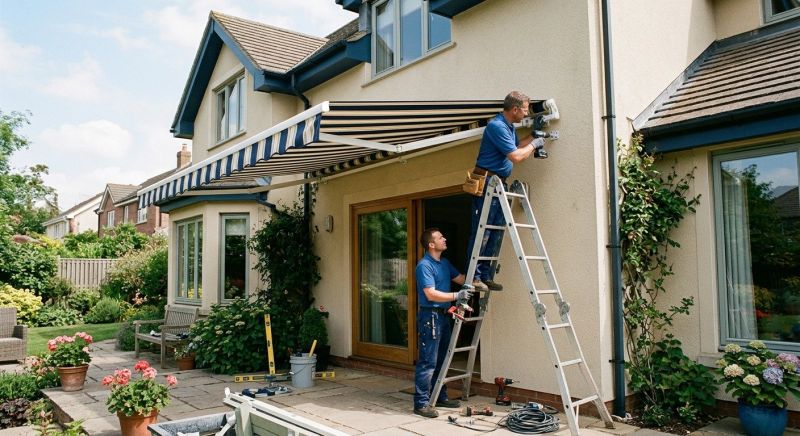 Custom Awning Installation in Marin County, CA