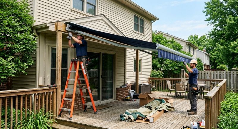 Deck Awning Replacement in Napa, CA