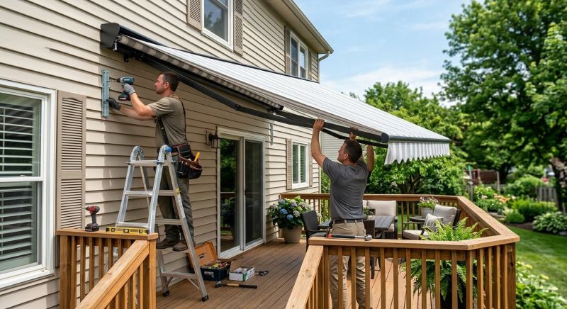 Deck Awning Replacement in Marin County, CA