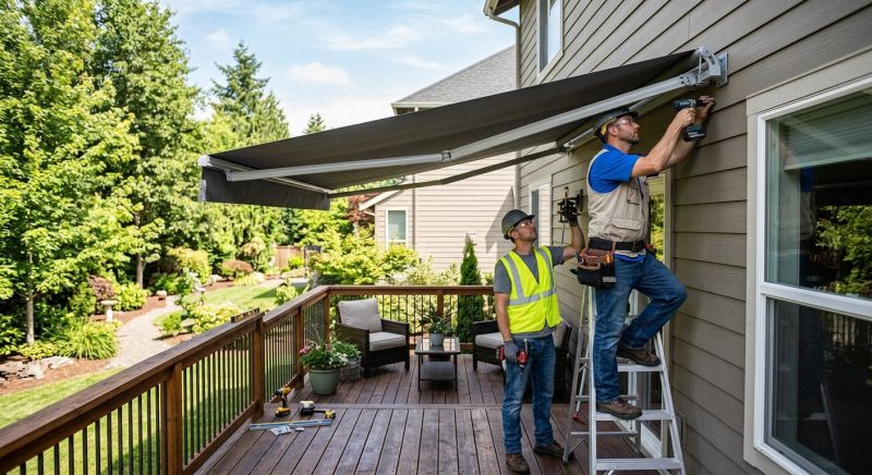 Deck Awning Replacement in Marin County, CA