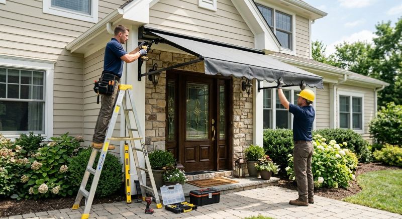 Entrance Awning Installation in Napa, CA