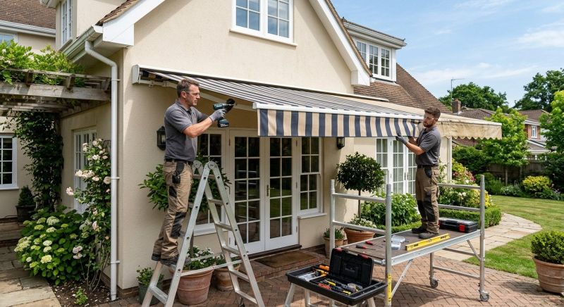 Fabric Awning Installation in Santa Rosa, CA