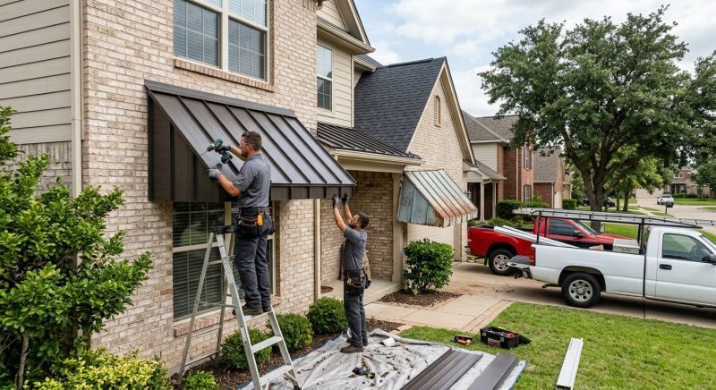 Metal Awning Installation in Fayetteville, NC