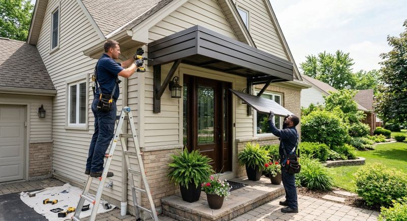 Metal Awning Replacement in Sonoma County, CA