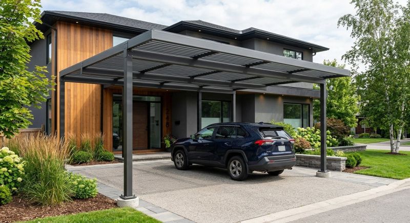 Metal Shade Installation in Santa Rosa, CA