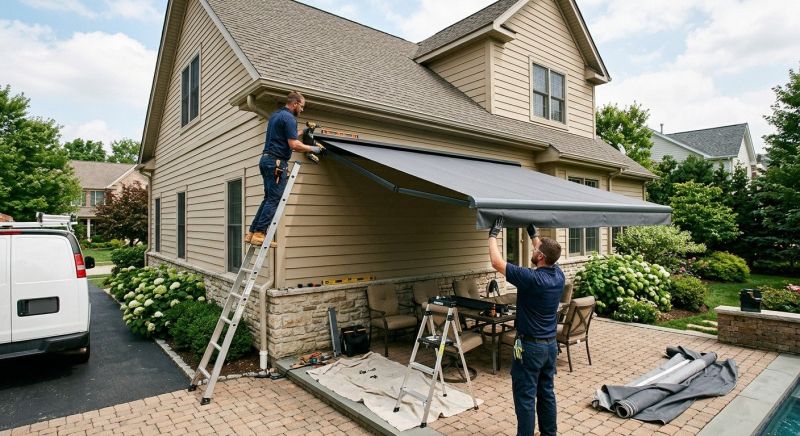 Retractable Awning Installation in Sonoma County, CA