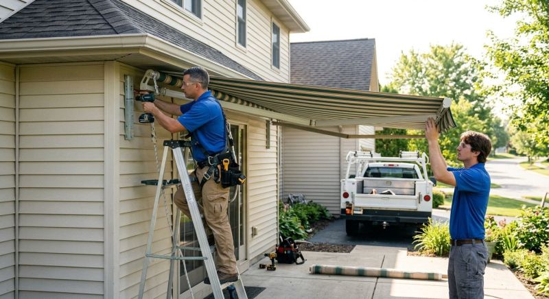Retractable Awning Replacement in Santa Rosa, CA