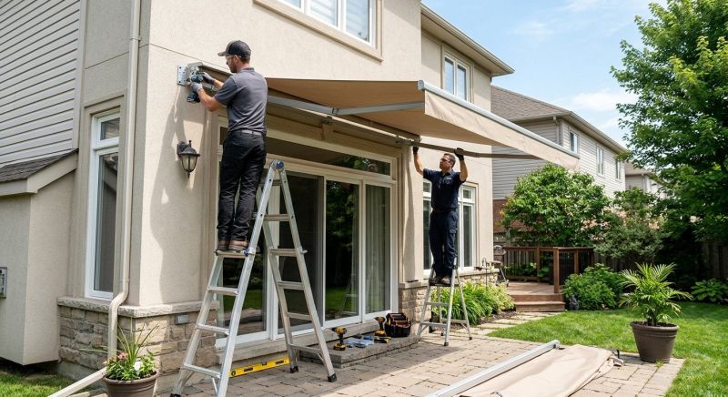 Retractable Awning Replacement in Marin County, CA