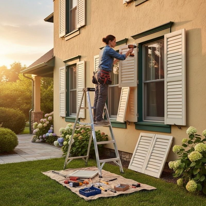 Shutter Latch Replacement in Denver County, CO