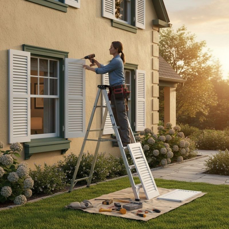 Shutter Reattachment in Littleton, CO